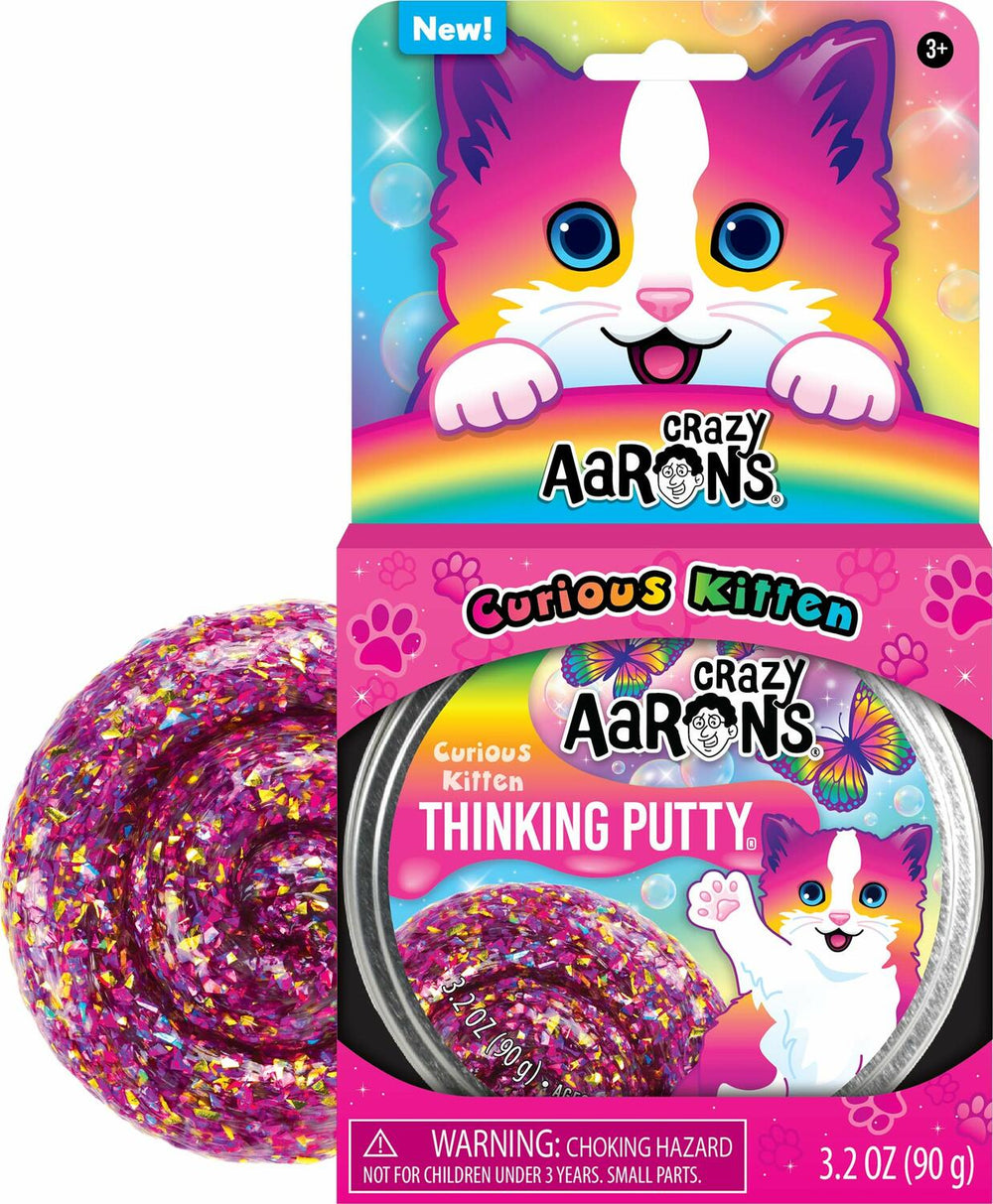 Curious Kitten Trendsetter Thinking Putty 4" Tin