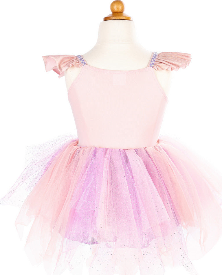 Pink Shimmer Unicorn Dress & Headband (Size 5-6)