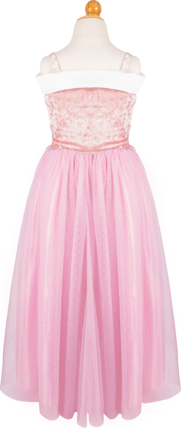 Velvety Soft Sleeping Sweetheart Princess Gown with Arm Warmers (Size 3-4)