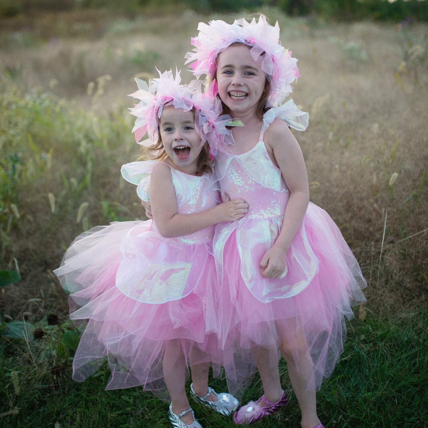 Iridescent Fairy Dress With Halo