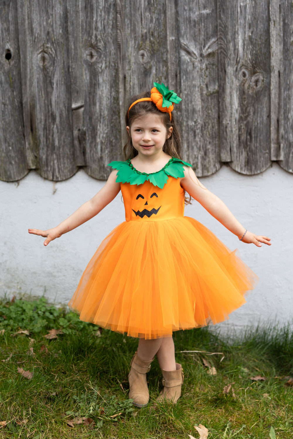 Pumpkin Patch Princess Dress (Size 2T)
