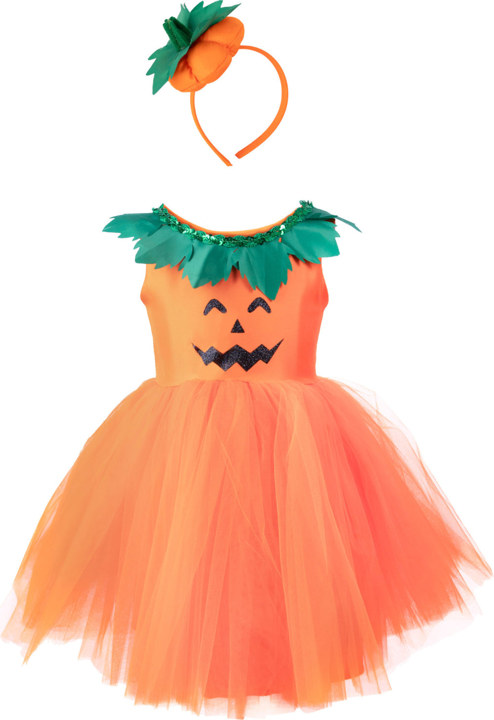 Pumpkin Patch Princess Dress (Size 3-4)