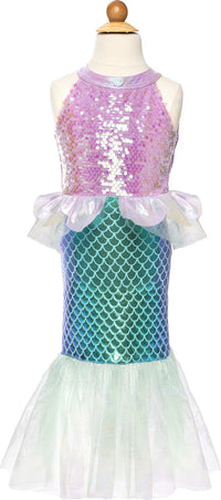 Misty Mermaid Dress, Pink/Blue (Size 3-4)