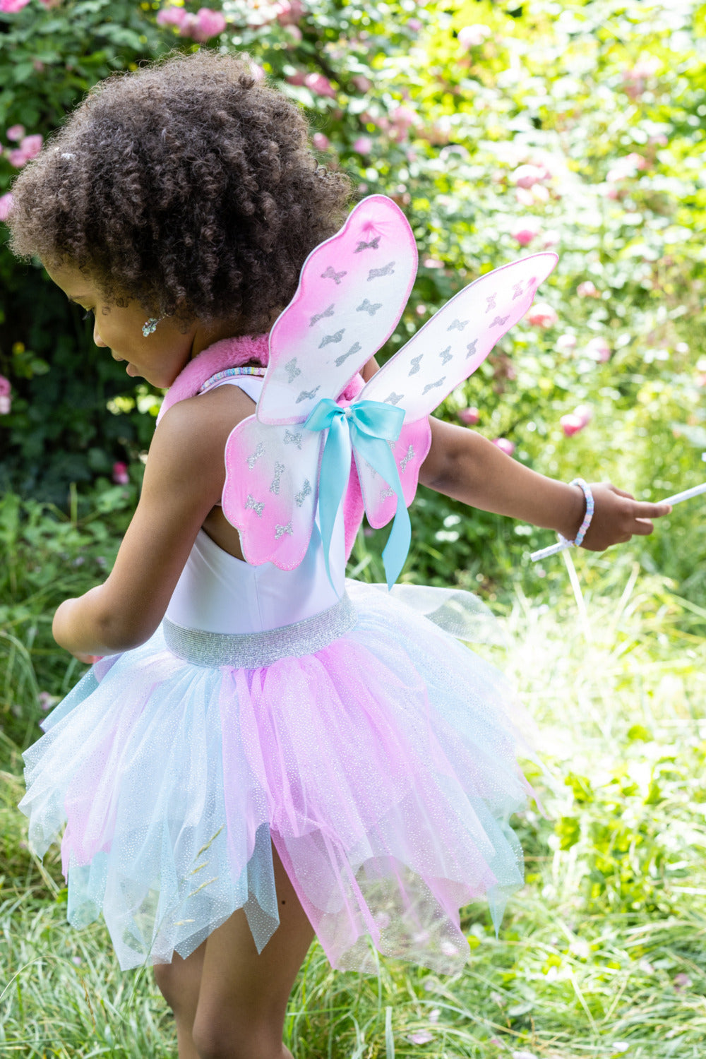 Think Mint Pink Skirt, Wings & Wand (Size 4-6)