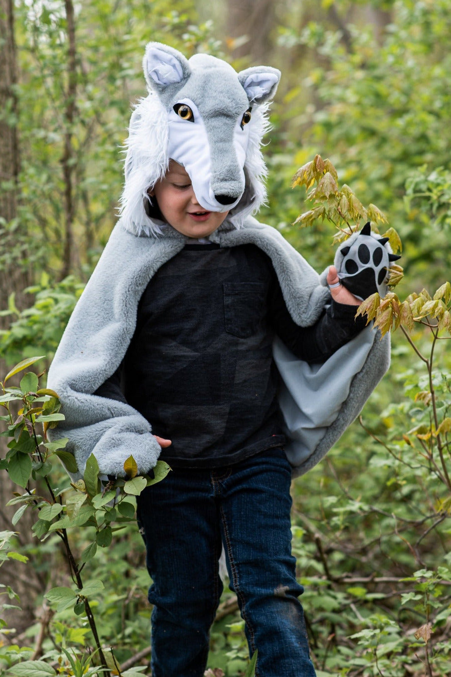 Woodland Storybook Wolf Cape