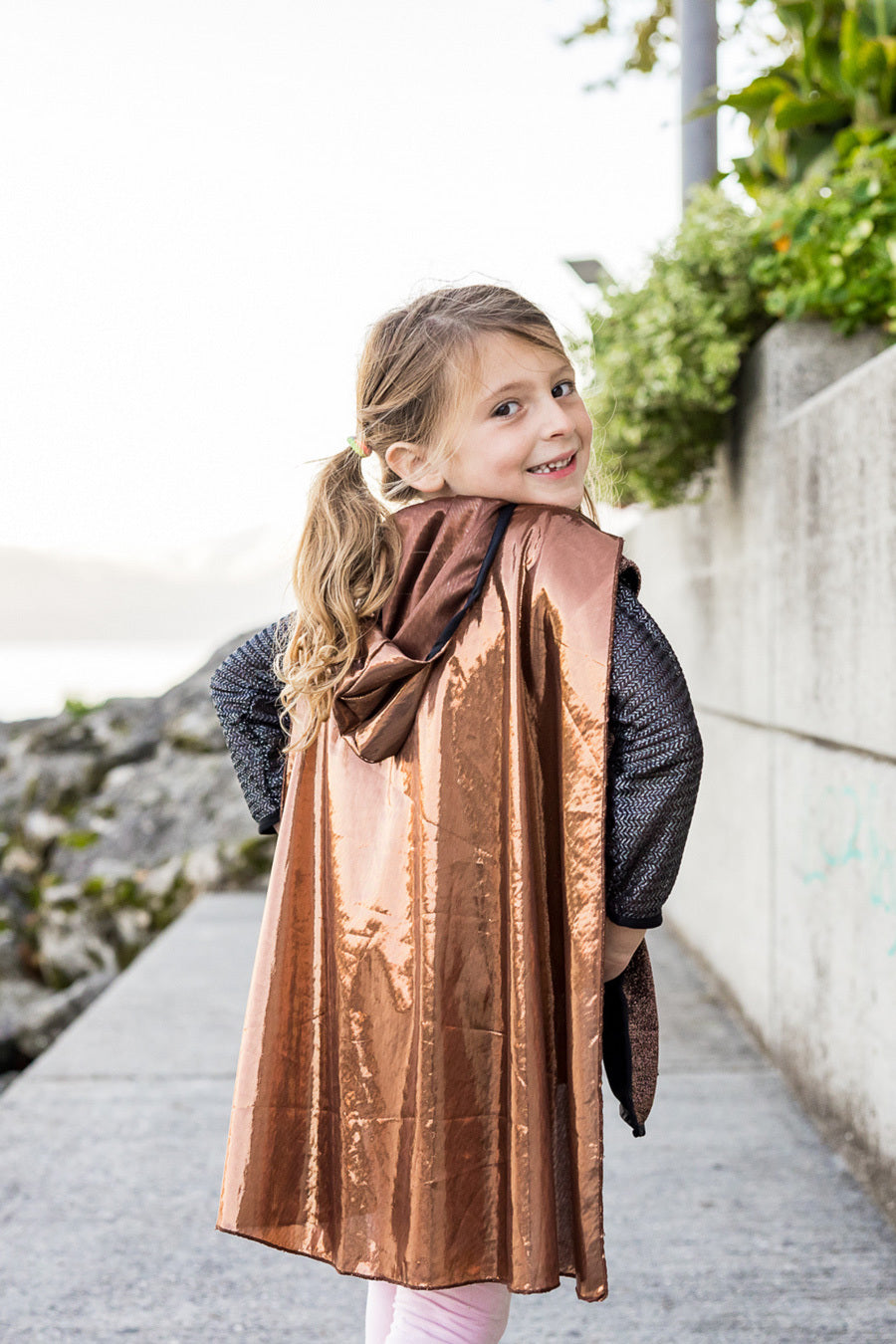 Brilliant Copper Knight Tunic with Cape