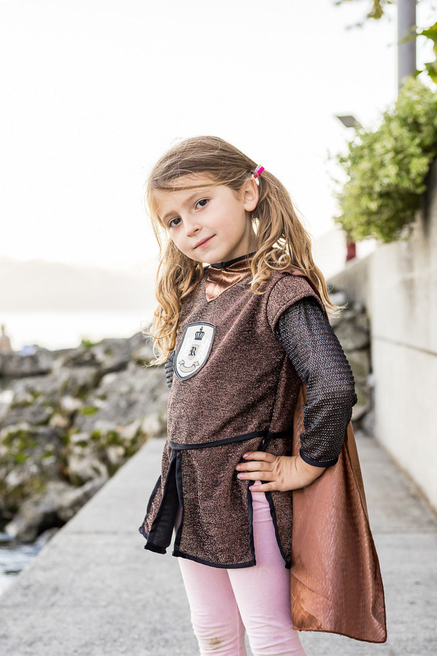 Brilliant Copper Knight Tunic with Cape