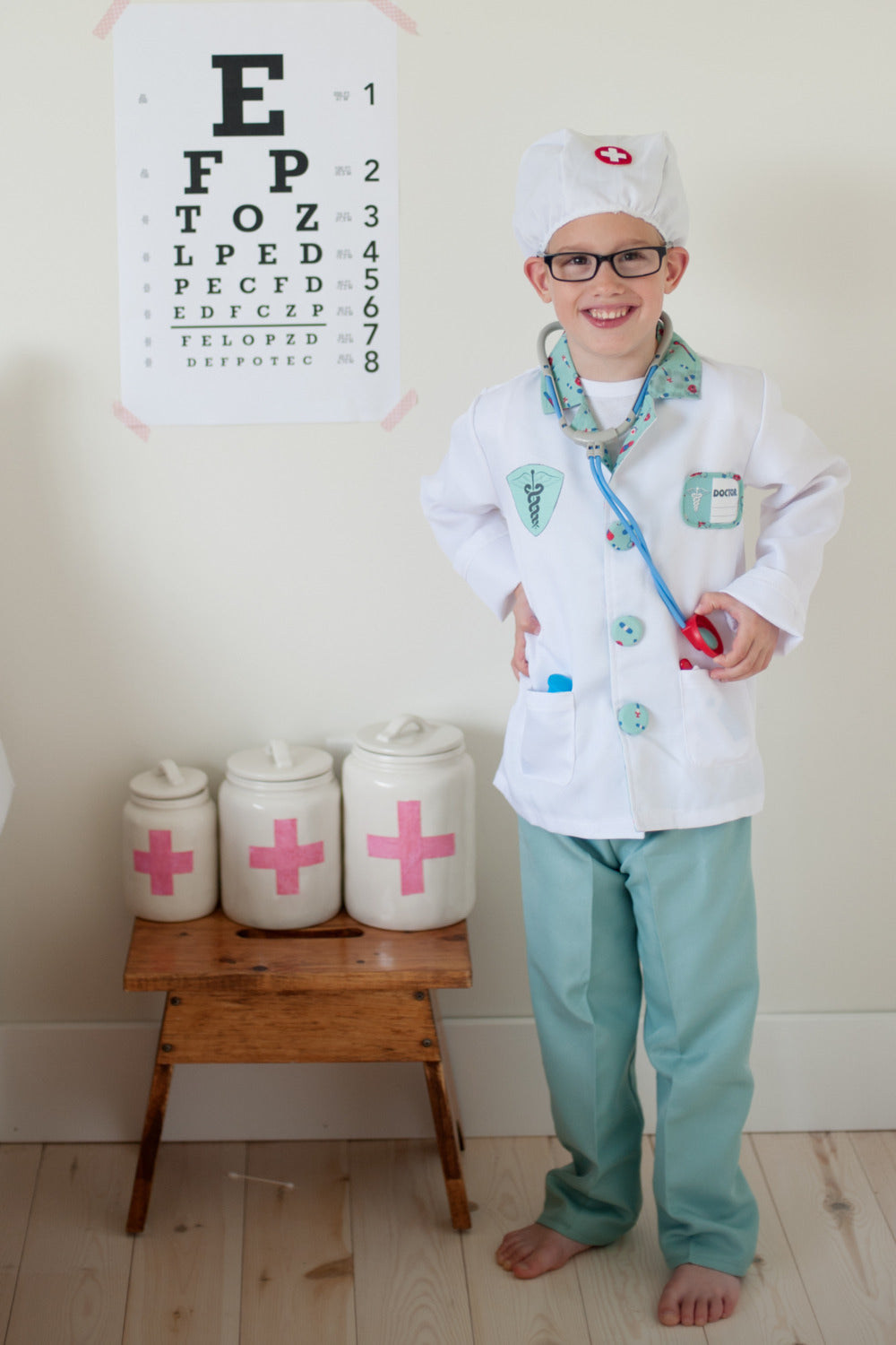 Green Doctor with Accessories (Size 3-4)