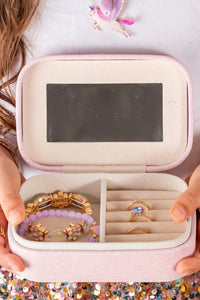 Pretty Precious Unicorn Jewelry Box in Pink