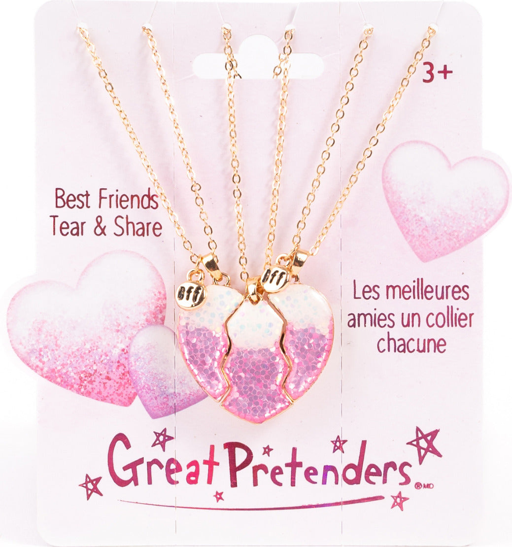 Besties Era Tear and Share Necklaces, 3pc