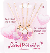 Besties Era Tear and Share Necklaces, 3pc
