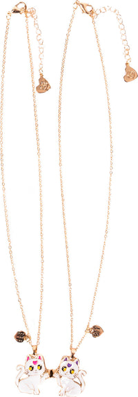 Smitten Kitten Tear & Share Necklaces, 2pc