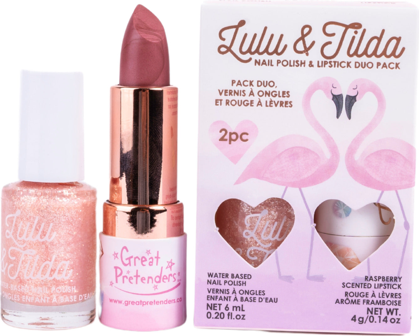 Pinky Promise Duo Nourishing Lipstick and Nail Polish Set