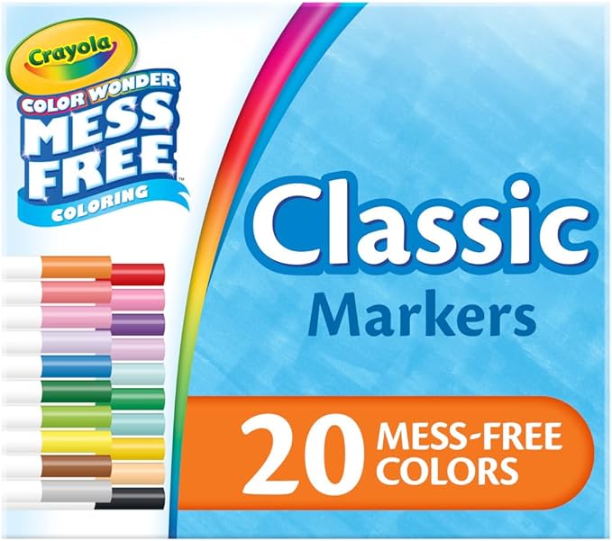 Color Wonder 20ct Broadline Markers