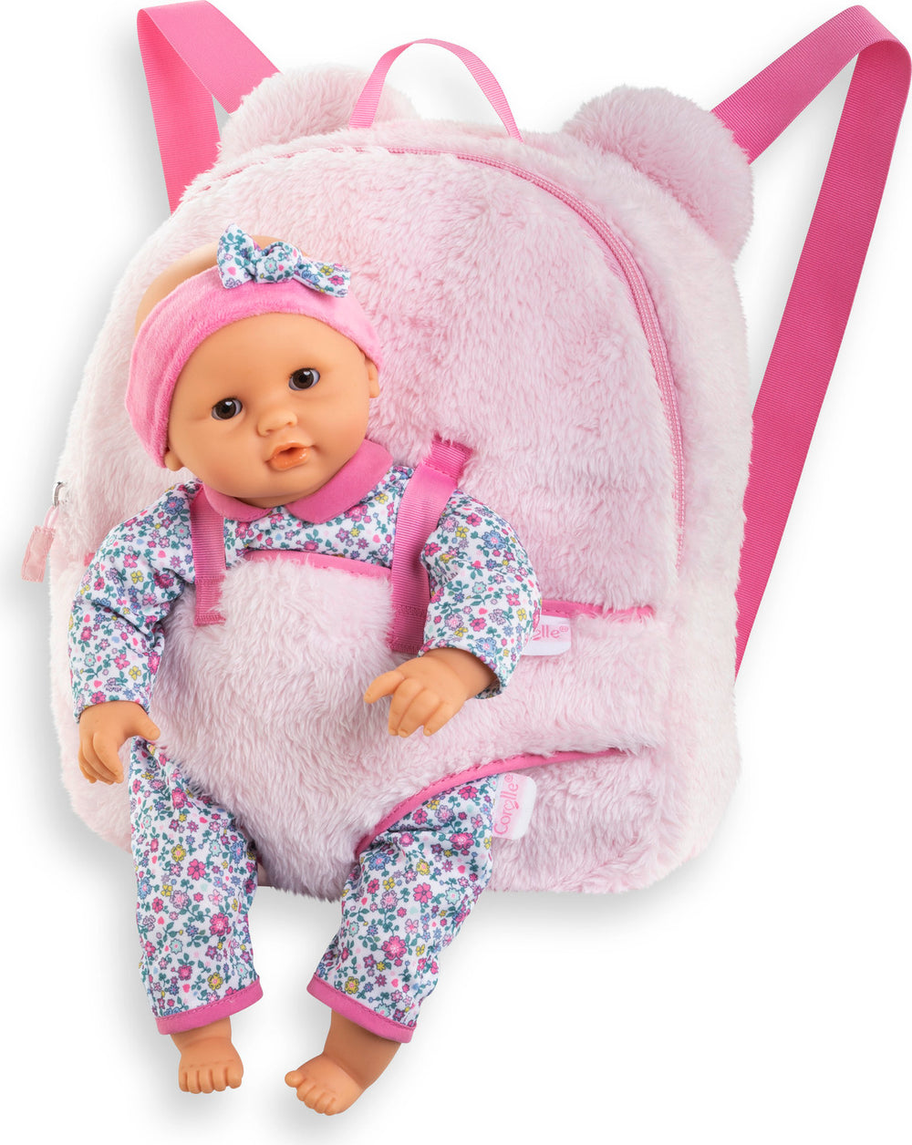 BB 12" Plush Backpack Baby Doll Carrier