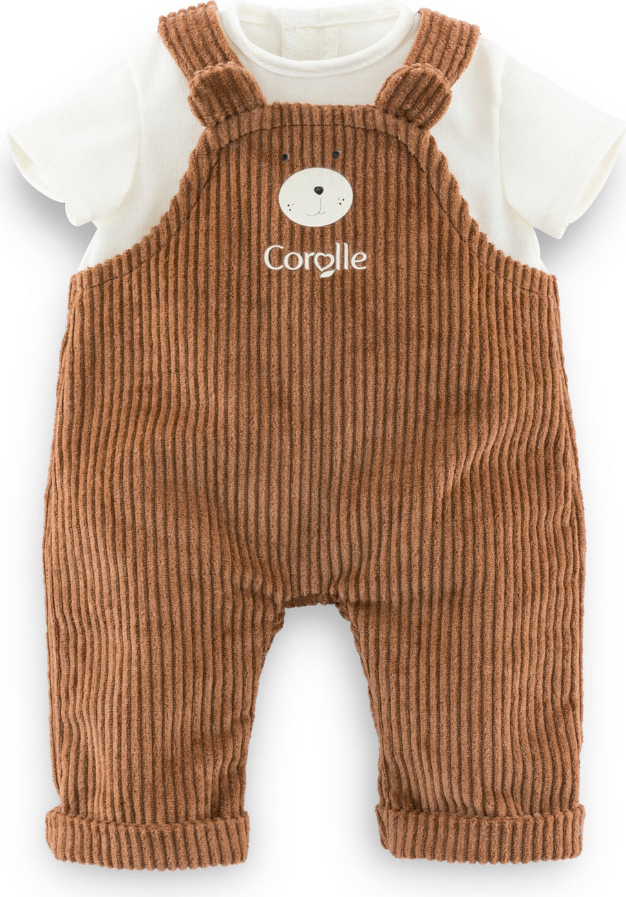 12" Bear Overalls & T-Shirt - Little Explorer