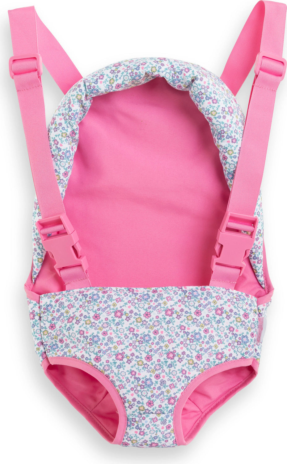 14" Bright Pink Floral Baby Doll Sling