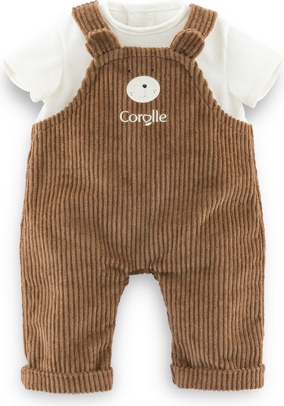14" Bear Overalls & T-Shirt - Little Explorer