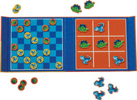 Magnetic Games/Tic Tac Toe & Checkers - Dino