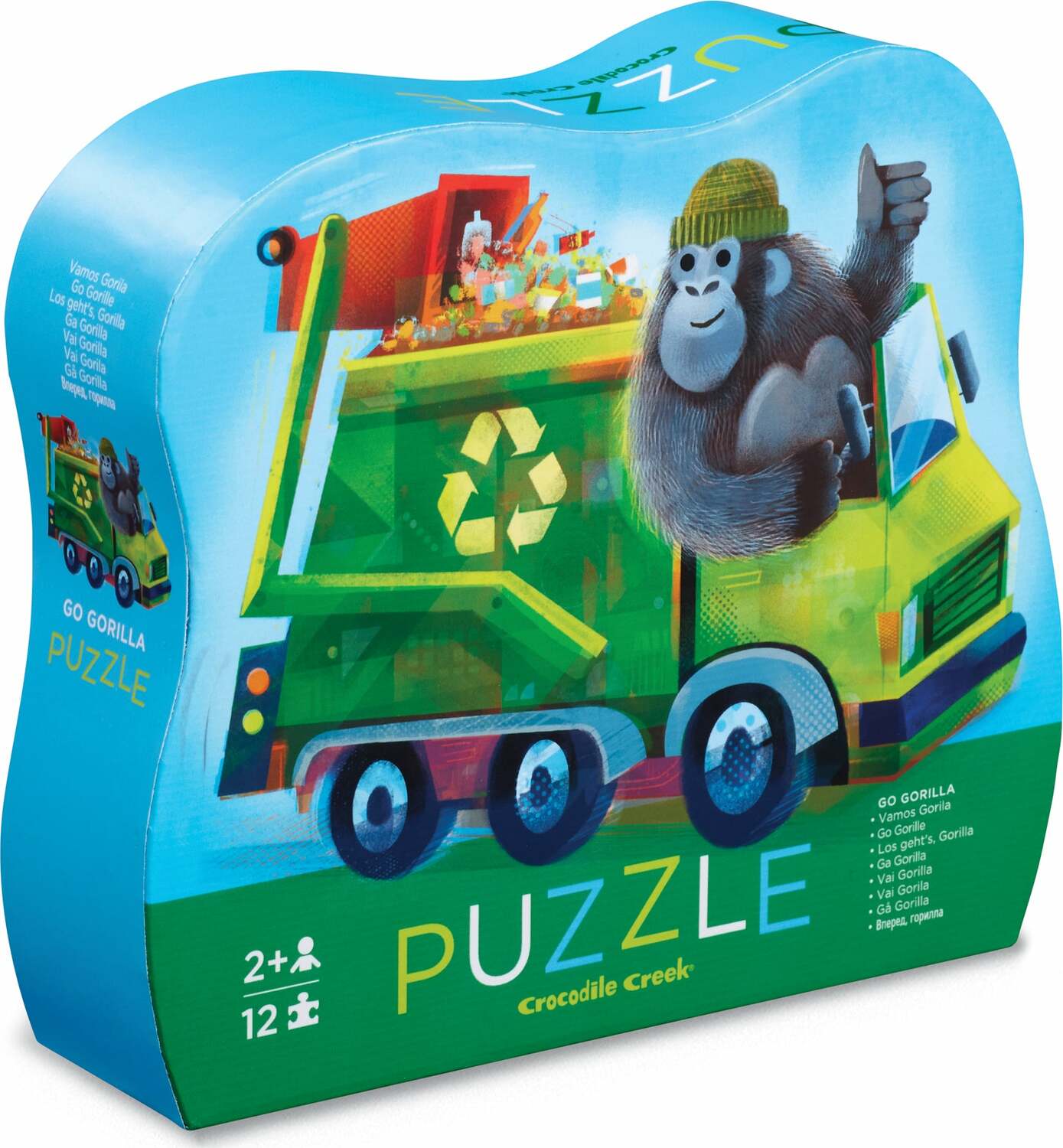 12-Piece Mini Puzzle - Go Gorilla