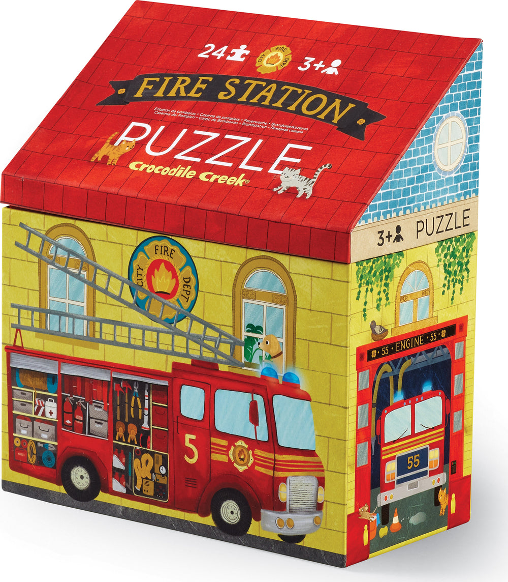 24 Pc Puzzle - Fire House