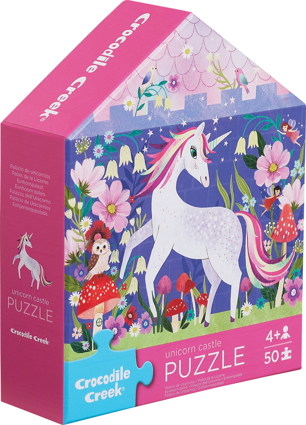 50 Pc Flat House Puzzle - Unicorn Castle