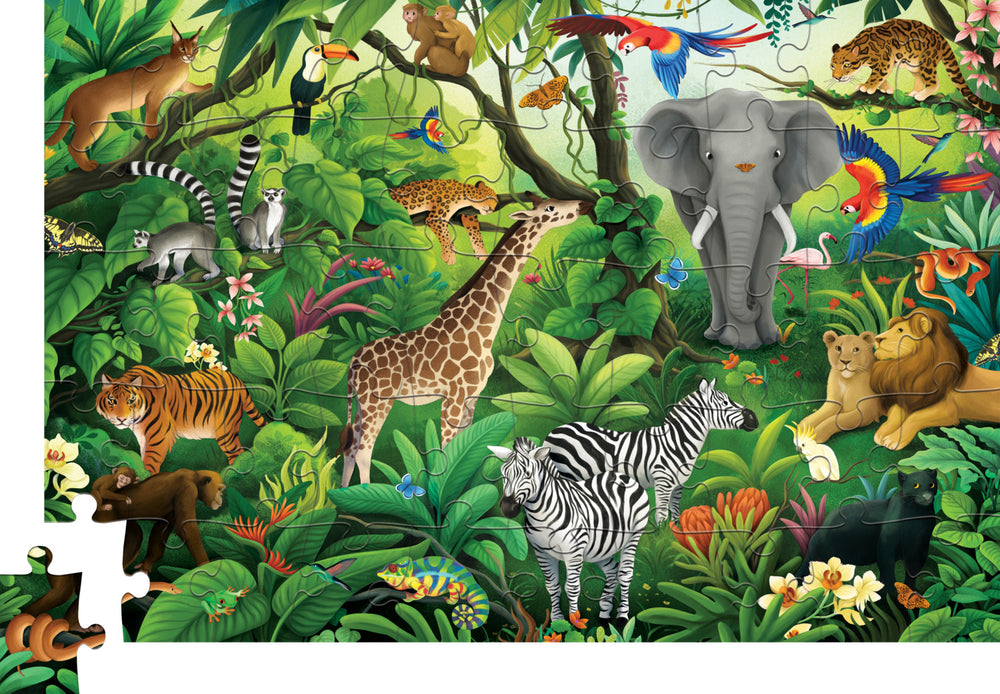 50 Pc HoloPuzzle - Jungle Paradise