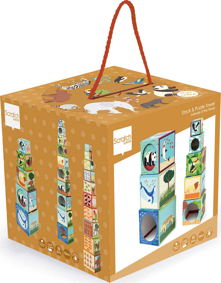 Stacking Tower - Animals Of The World
