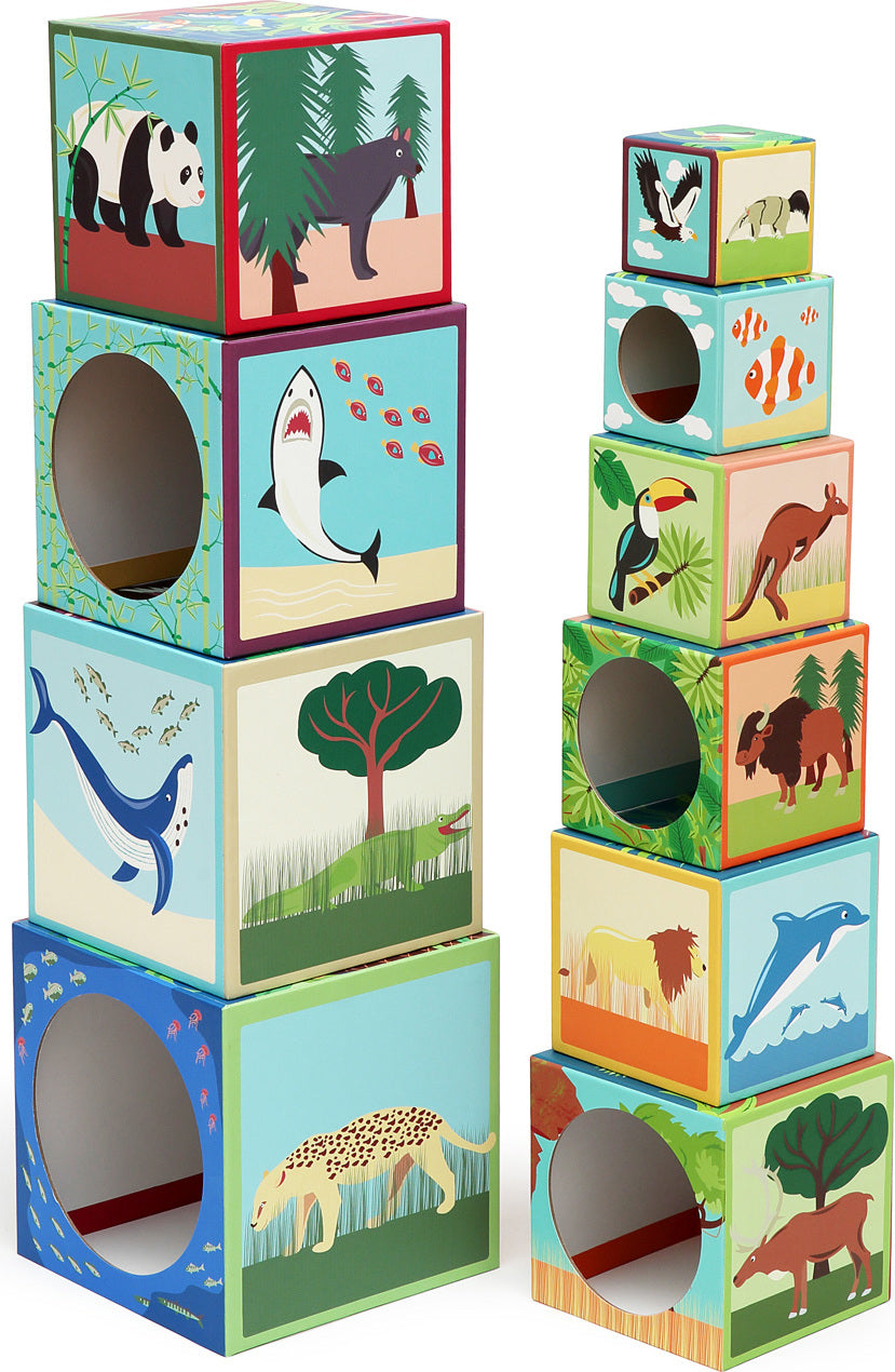 Stacking Tower - Animals Of The World