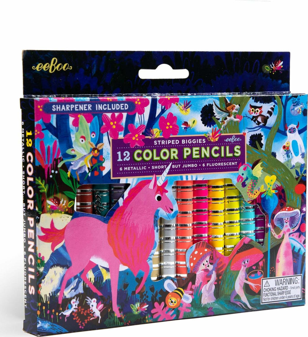 Magical Creatures 12 Biggie Color Pencils