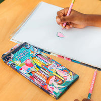 Magical Creatures Special Pencils (12 color pencils -  double-sided )