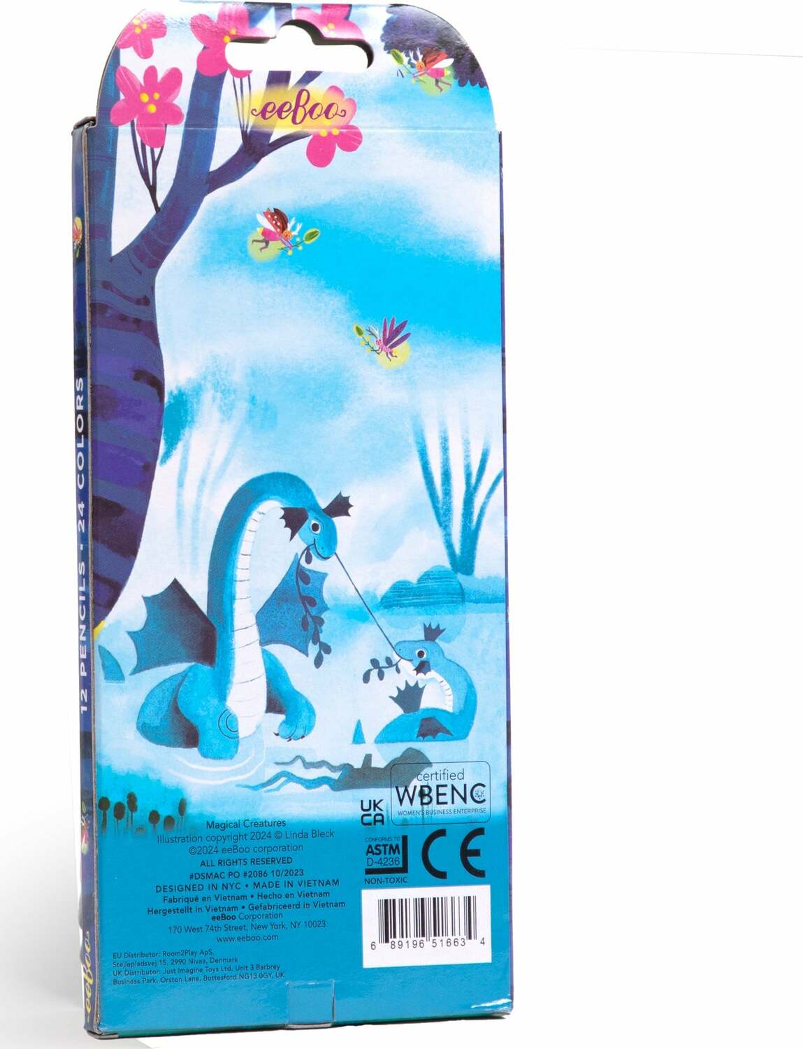 Magical Creatures Special Pencils (12 color pencils -  double-sided )