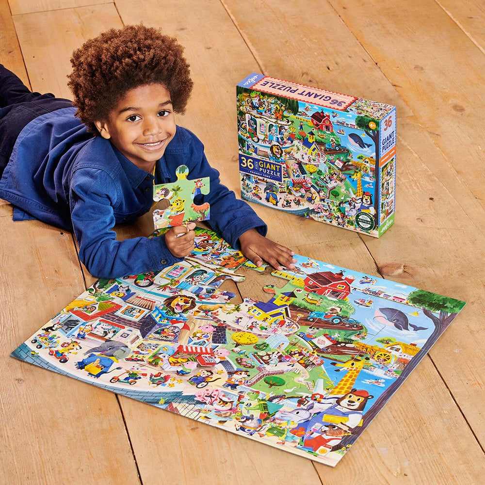 Friendly Town (36 piece giant puzzles)