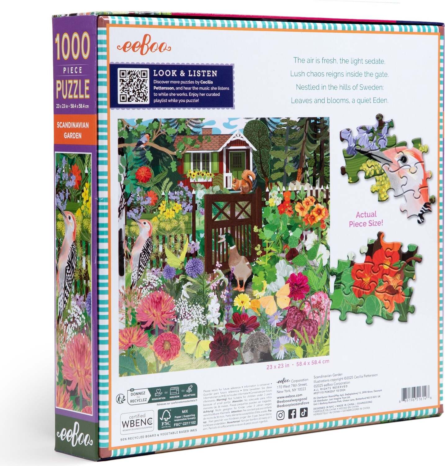 Scandinavian Garden (1000 piece square puzzles)