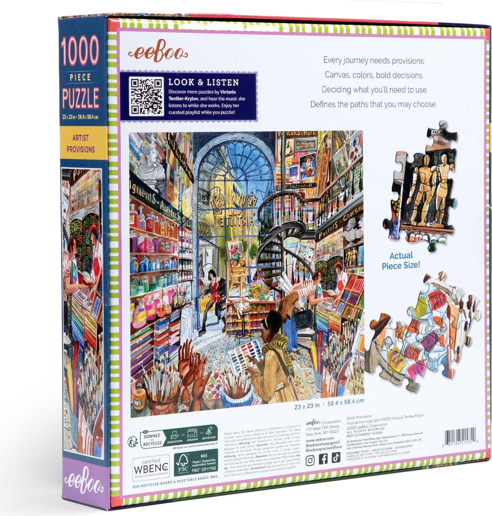 Artist Provisions (1000 piece square puzzles)