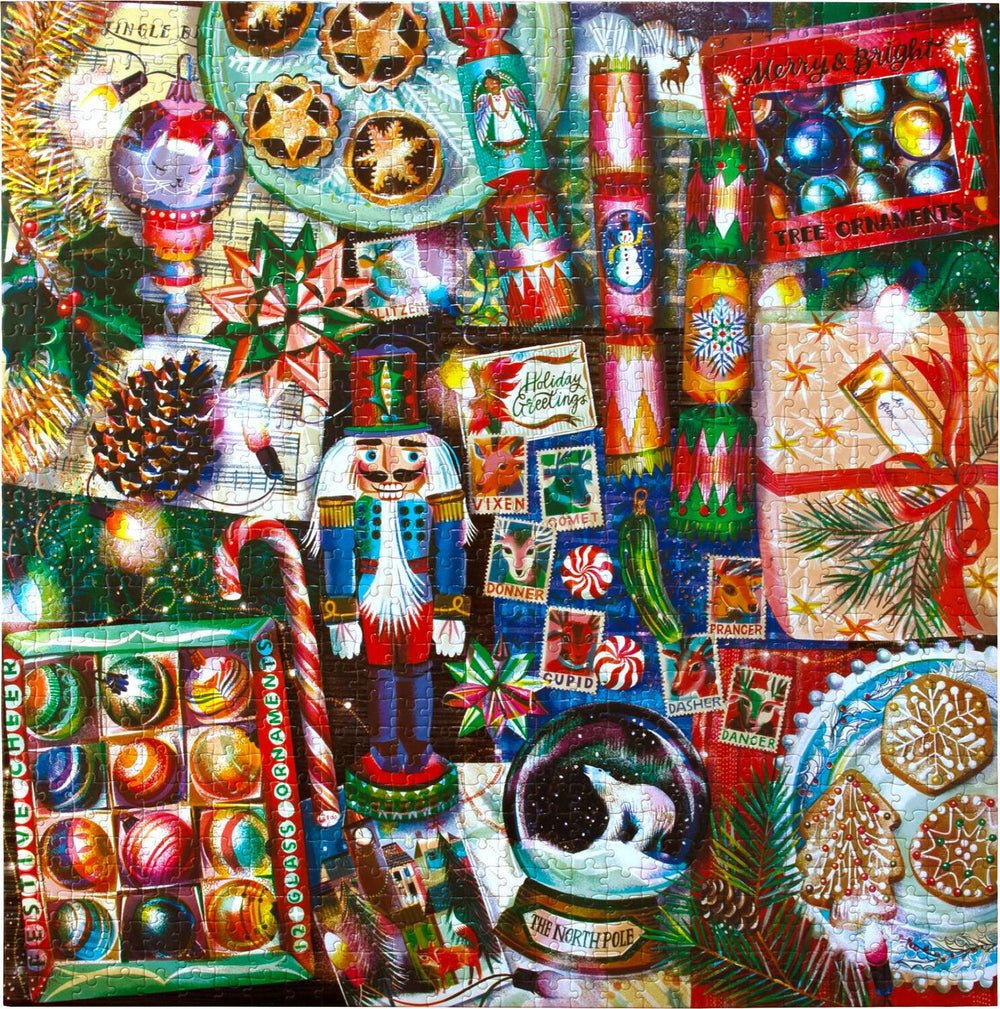 Christmas Decorations (1000 piece square puzzles)