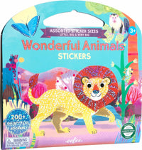 Wonderful Animals Shiny Stickers Book