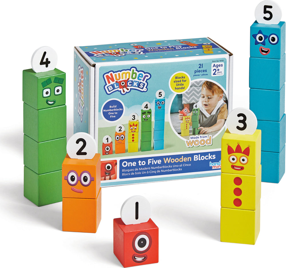 Numberblocks One to Five Wooden Blocks