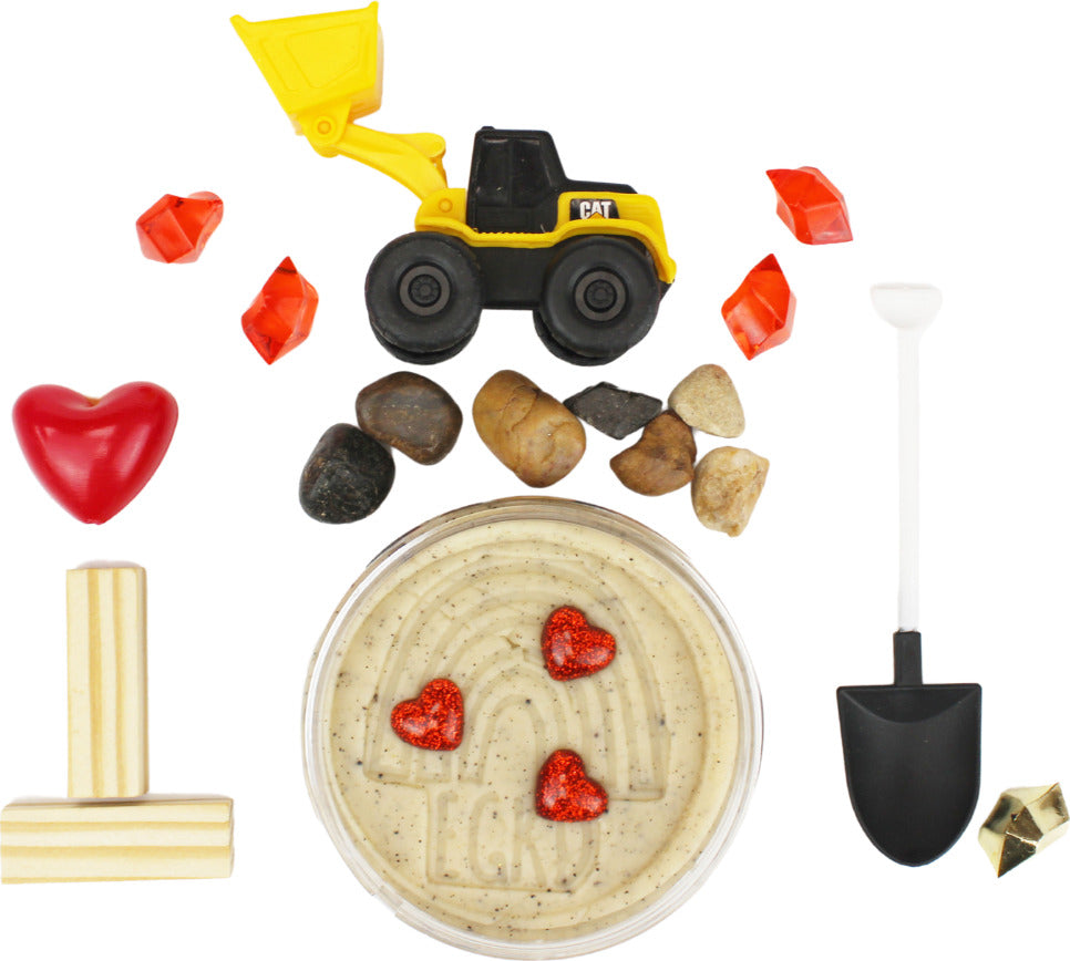Valentines "I Dig You" Construction KidDough Play Kit