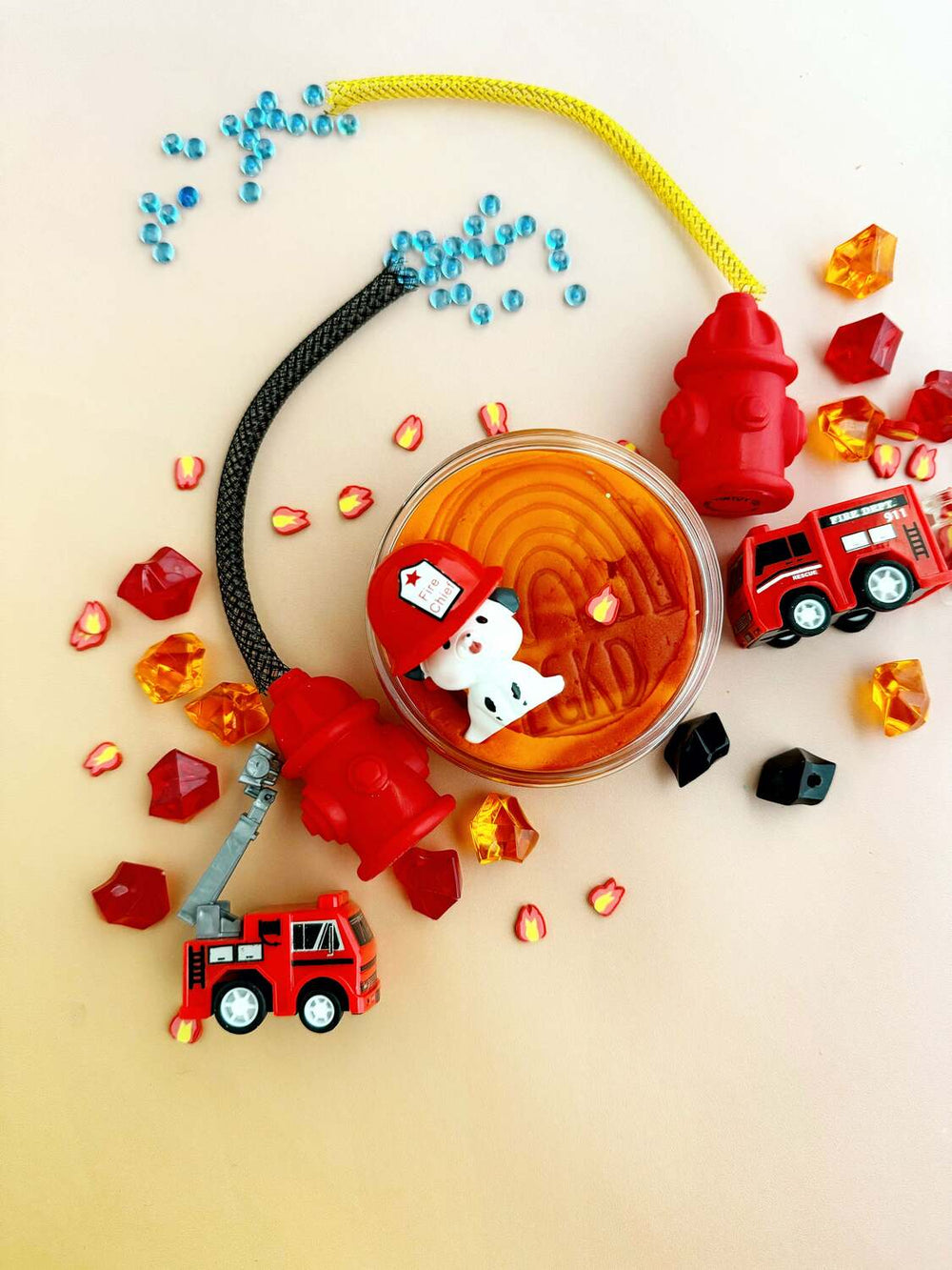 Fire Station (Cherry Mango) KidDough Play Kit