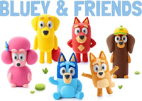 Hey Clay Bluey Single Character Set (Lucky)