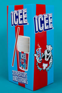 ICEE Paper Cups and Straws