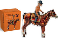 Horsin' Around Cowboy-Shaped Jiggie Puzzle 56 Piece: Die-Cut 56-Piece Jigsaw