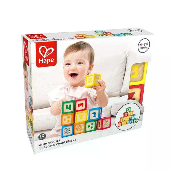 Grip-n-Stack Silicone & Wood Blocks