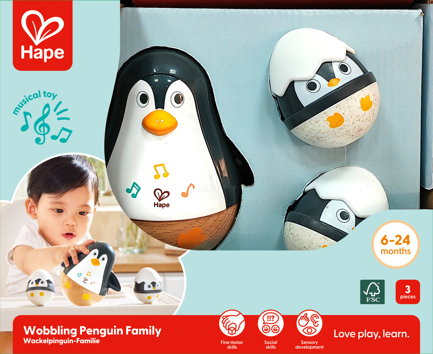 Wobbling Penguin Family