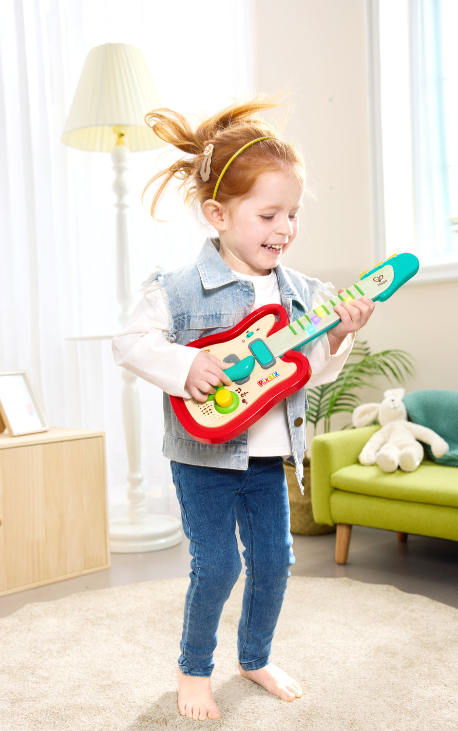 Rainbow Rock Guitar (Pixelz)