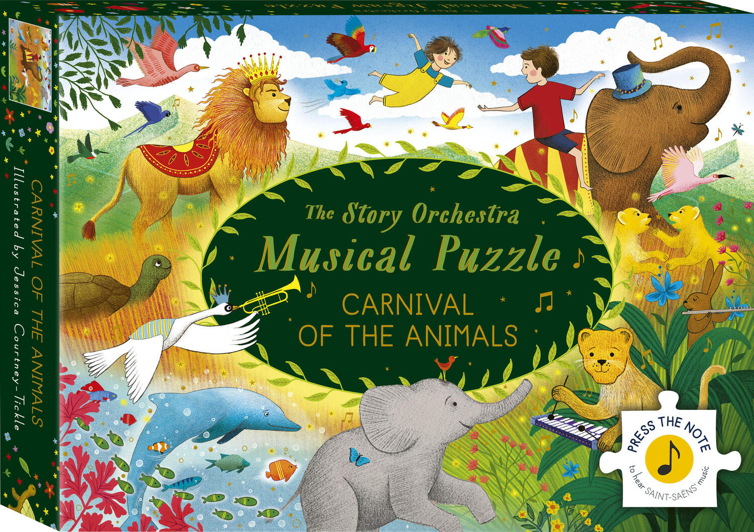 The Story Orchestra: Carnival of the Animals: Musical Puzzle: Press the note to hear Saint-Saëns' music