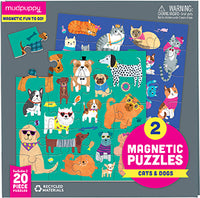 Cats and Dogs Magnetic Puzzles