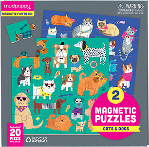 Cats and Dogs Magnetic Puzzles