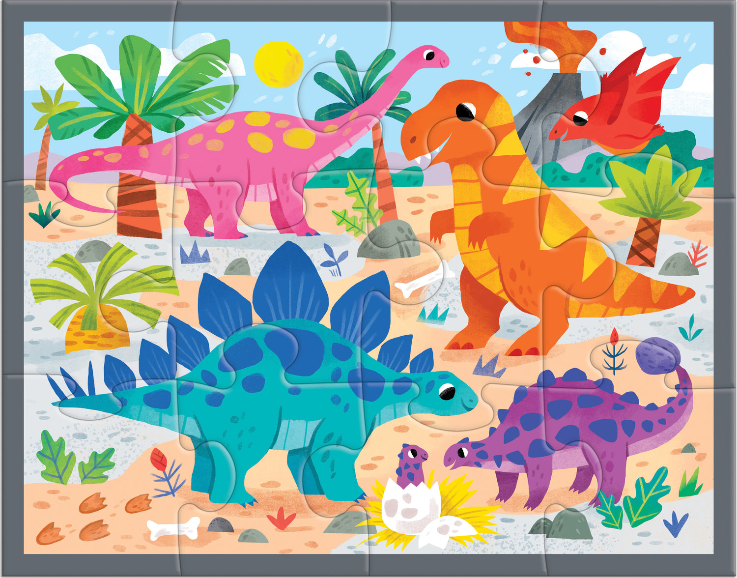 Mighty Dinosaurs 12 Piece Pouch Puzzle – The Toy Maven